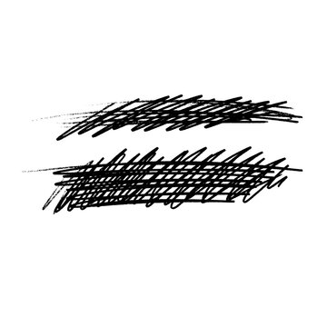 Black charcoal grungy texture, dusty blackboard element, crayon hand drawn line skribble, vector abstract illustration, template for decoration, artistic stroke, blackboard chalk or pastel drawing art