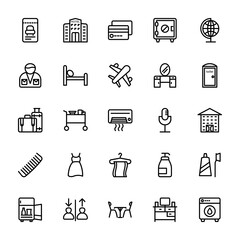 
Hotel Line Vector Icons 10
