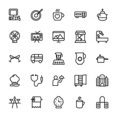 
Hotel Line Vector Icons 11
