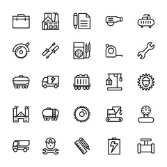 Industrial Line Vector Icons 3