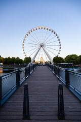 Great wheel of Montreal with his panoramic view 60 of meters high