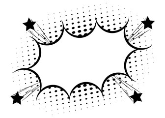 Cartoon design colored background. Comic book backdrop illustration. Vector comics wallpaper.