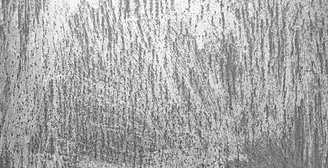 Grunge black and white old metal texture. Rusty corrosion and oxidized plate. Worn metallic iron background.