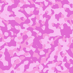 Pink army camouflage pattern background.