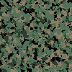 US Army digital camouflage pattern background.