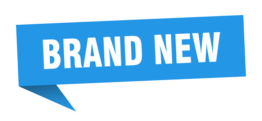 brand new banner. brand new speech bubble. brand new sign