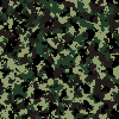 Thai Army digital camouflage pattern background.