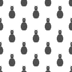 pineapple Seamless  pattern.  cartoon pineapple background. Good for  wallpaper, design for fabric and decor. 