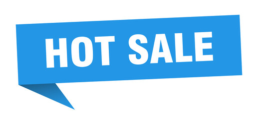 hot sale banner. hot sale speech bubble. hot sale sign