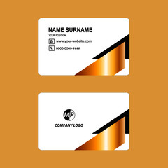 Simple vector business card design