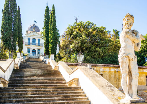 View on the Villa Selvatico in Battaglia Terme, Veneto - Italy