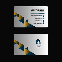Simple vector business card design