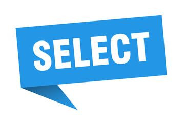 select banner. select speech bubble. select sign