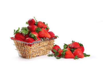 strawberry isolated on white background