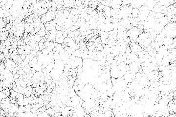 Distressed overlay texture of rough surface, dry soil, cracked ground. Grunge background. One color graphic resource.