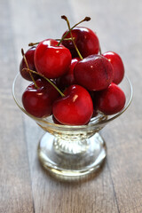 bing cherry fruits, american sweet cherry