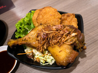 roasted chicken with vegetables