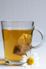 cup of tea with chamomile
