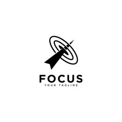 Focus Target Logo Design Template