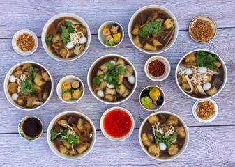 Thai-Chinese Food Mixed Dishes 