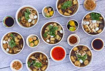 Thai-Chinese Food Mixed Dishes 