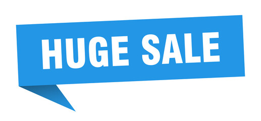 huge sale banner. huge sale speech bubble. huge sale sign