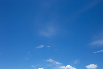 blue sky with clouds