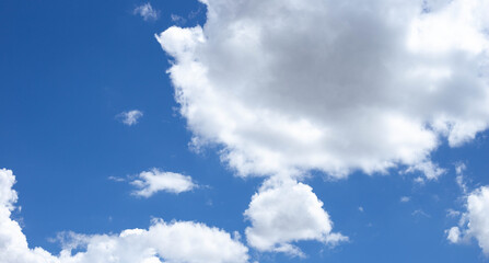 blue sky with clouds