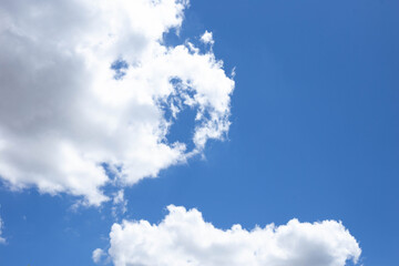 blue sky with clouds