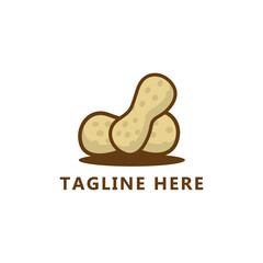 peanuts logo icon. peanuts logo vector illustration.
