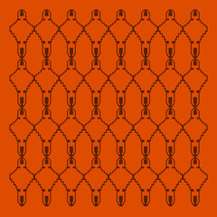 Naklejka premium Creative abstract design aztecs pattern