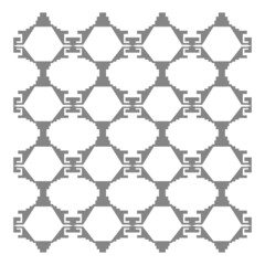 Luxury vintage design pattern, Aztecs