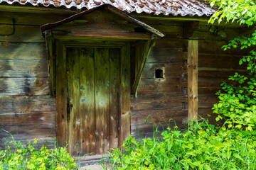 Opuszczona wiejska chata, Podlasie, Polska