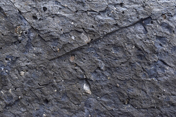 Fototapeta premium Black sea stone slabs textured.