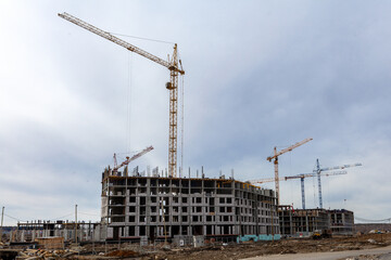 Start of construction of a multi-storey building