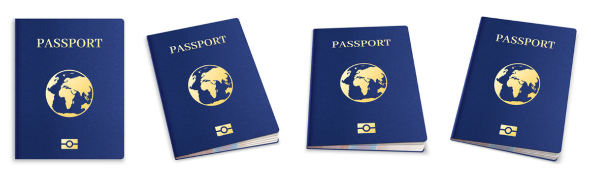 Vector International Passport Cover Template High-Res Vector