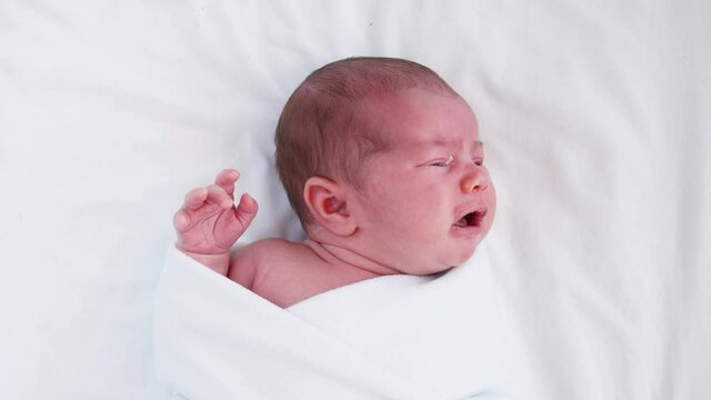 little baby newborn crying cry scream cries loudly