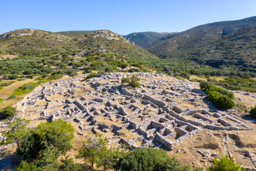 Fototapeta na wymiar Ruins of the ancient Minoan settlement Gournia, Crete, Greece