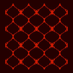 Naklejka premium Creative vintage design pattern, Aztecs