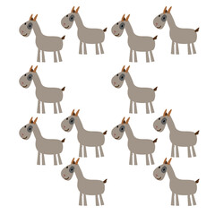 SIMPLE DESIGN GOATS TEXTURE, BACKGROUND