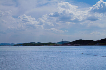 A calm lake in china