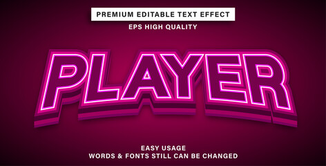 Text effect player