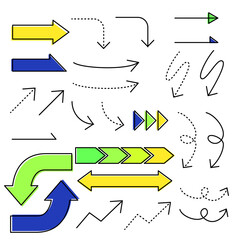 グラフやポイントに使えるシンプルな矢印アイコン