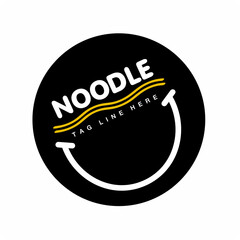 Logo noodle , Simple logo design noodle for restaurant