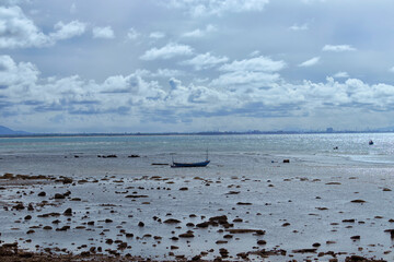 Beautiful scenery of panoramic and sea background