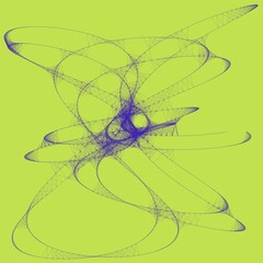 Colorful line art. computer generated artistic construct, generative design