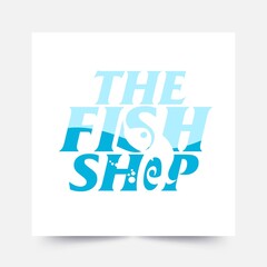 A cool and modern logo for a fishing company