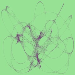 Colorful line art. computer generated artistic construct, generative design