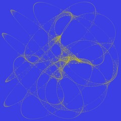 Colorful line art. computer generated artistic construct, generative design