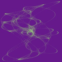 Colorful line art. computer generated artistic construct, generative design